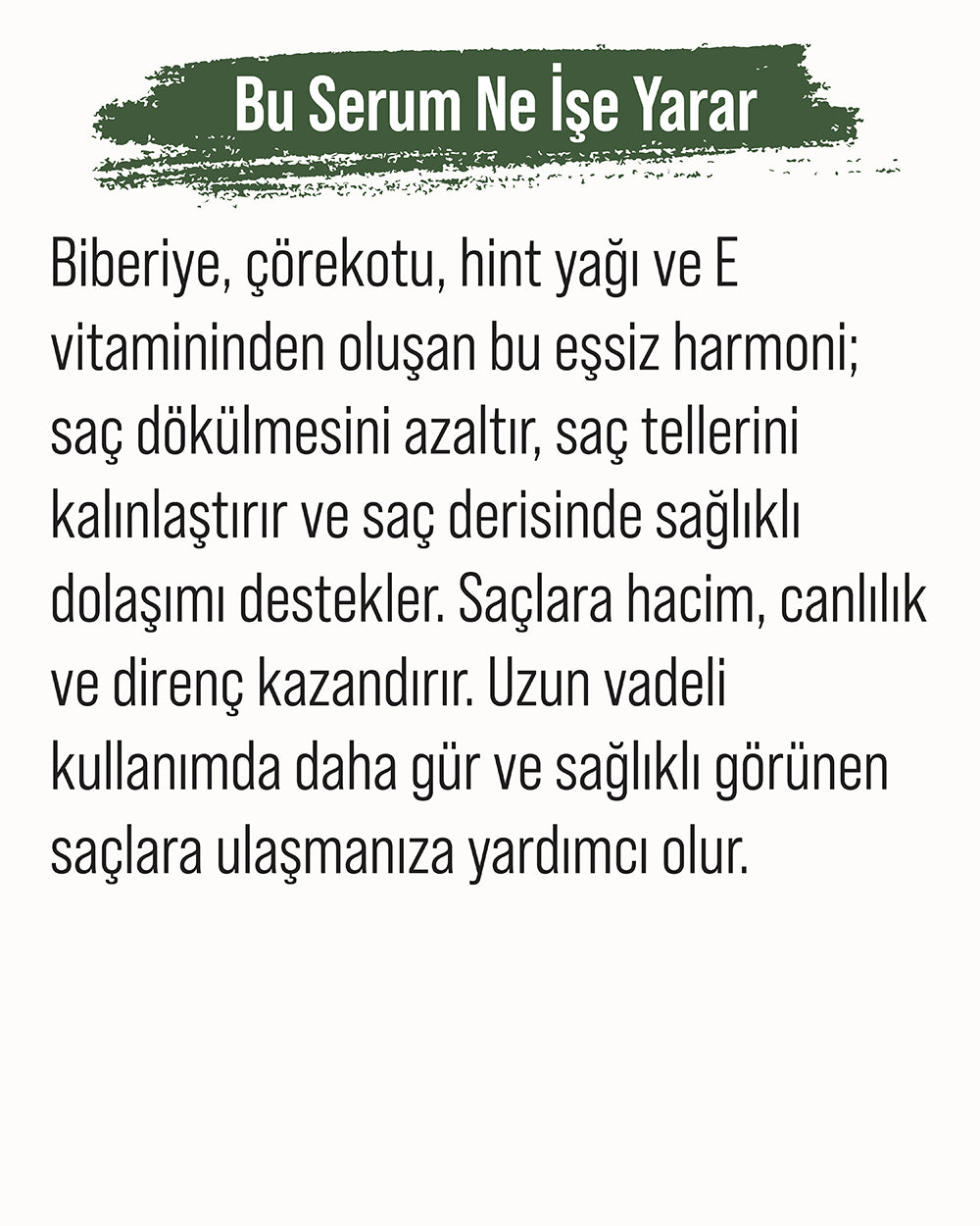 Saç Dökülmesine Karşı Güçlendirici Serum